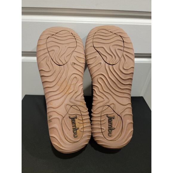 JBU by Jambu MaryJane Flats Sz 8.5 Red Slip On Memory Foam Adjustable Outdoor - Picture 9 of 10